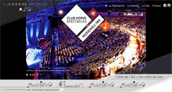Desktop Screenshot of club-herve-spectacles.com